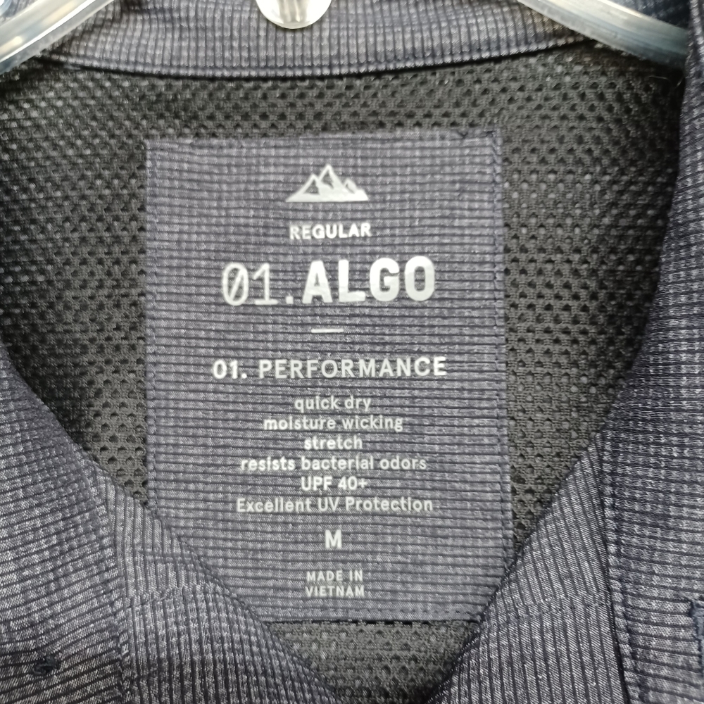 01.Algo Performance Short Sleeve Button Up Shirt … - image 5